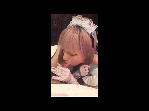 ❤️ Japoński Idol [mayuka], kostium francuskiej pokojówki, część 1, obciąganie i walenie konia z balsamem ☑ Sluts at pl.sexvideogif.ru ❌❤